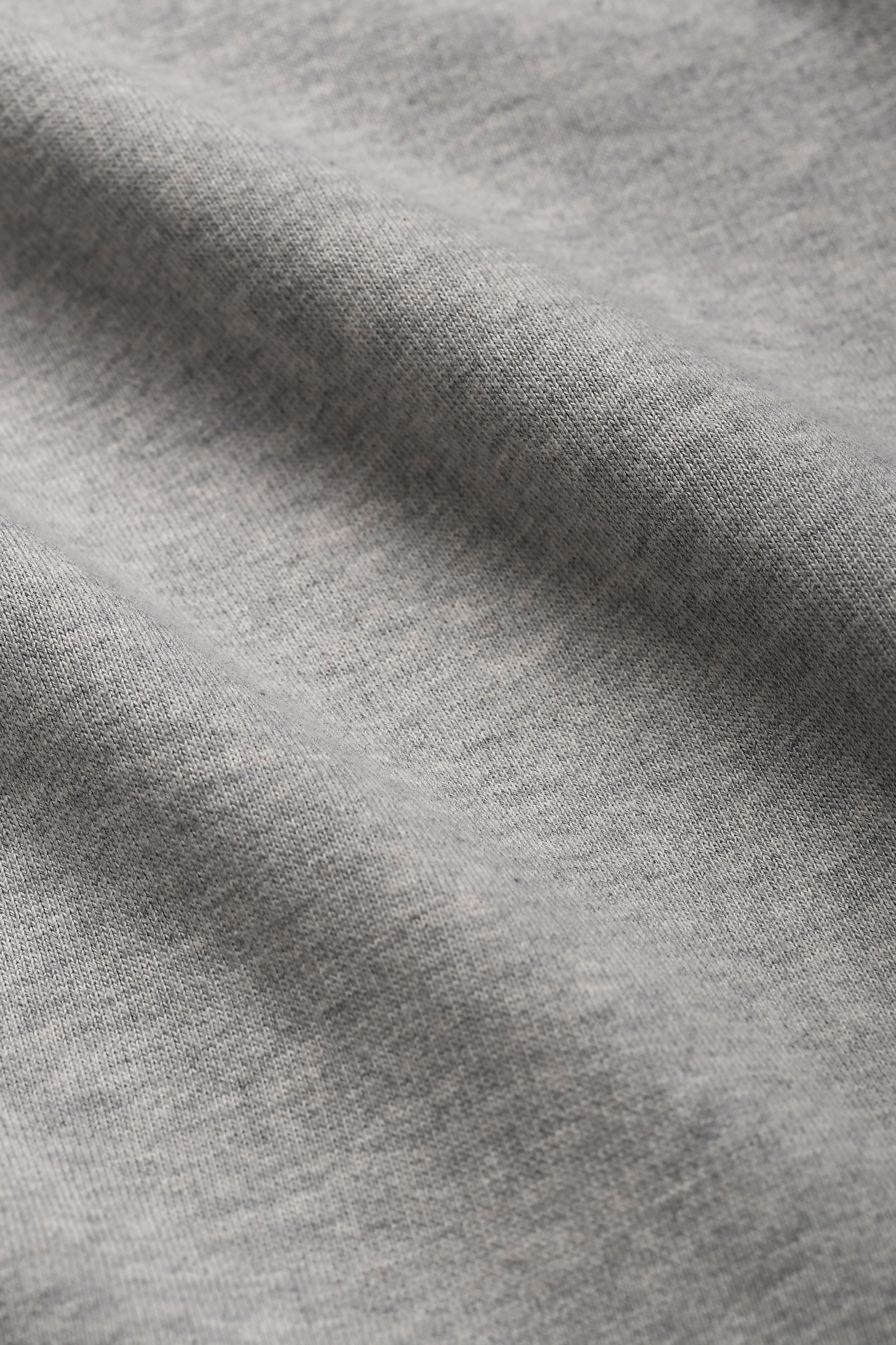 Felpa garzata oversize grigio chiaro