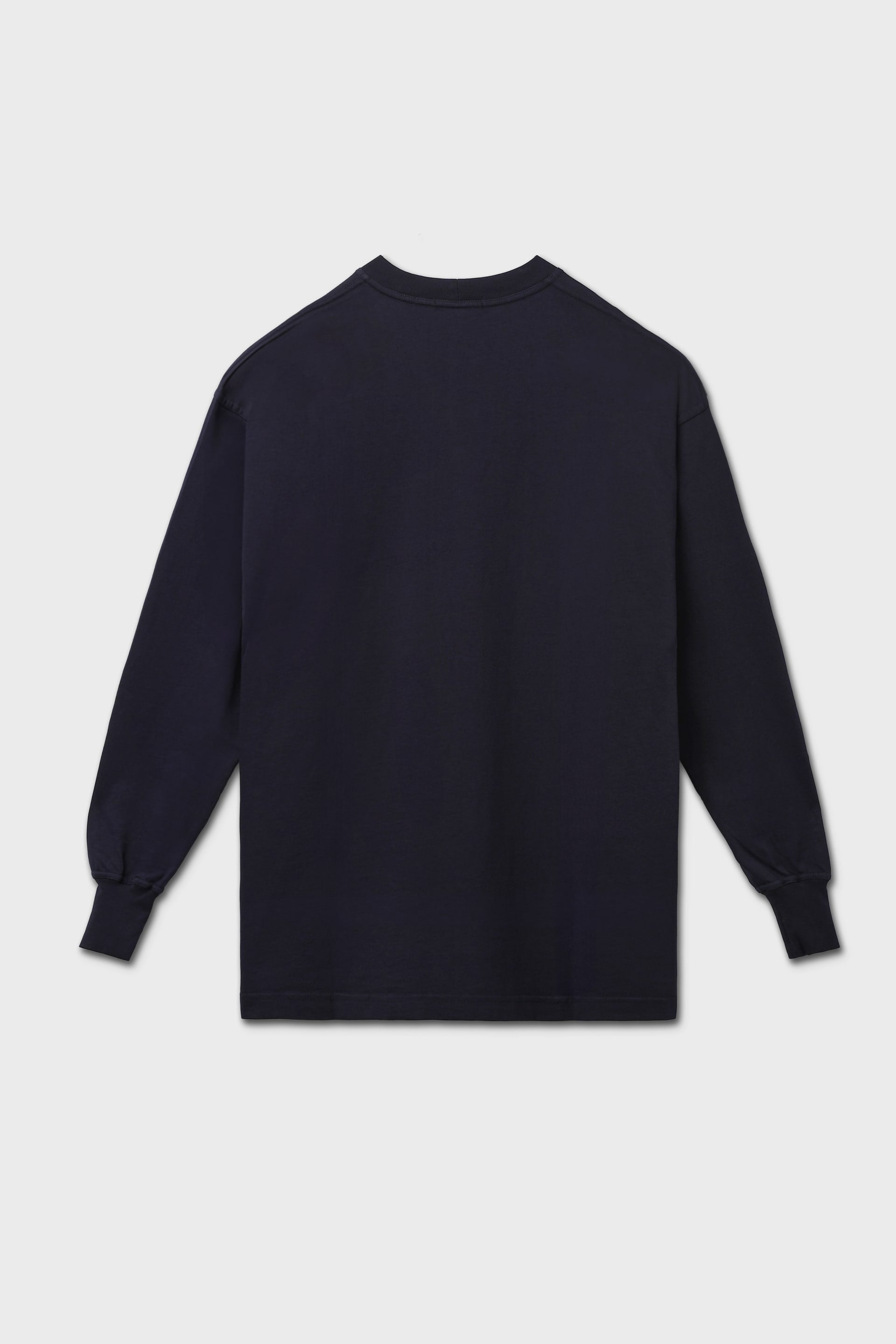 T-shirt oversize maniche lunghe blu