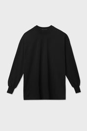 T-shirt oversize maniche lunghe nero