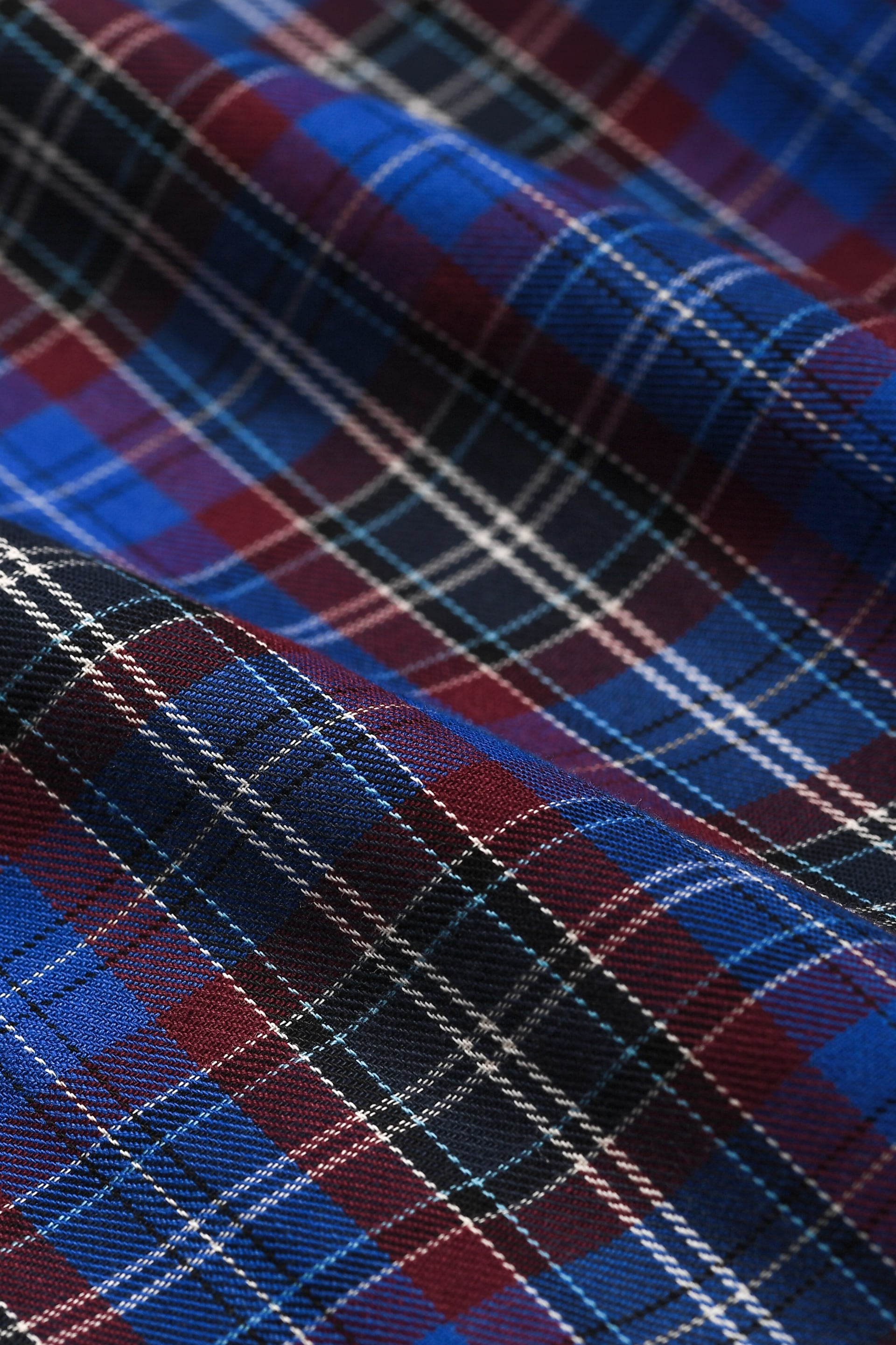 Camicia a quadri blu/rosso