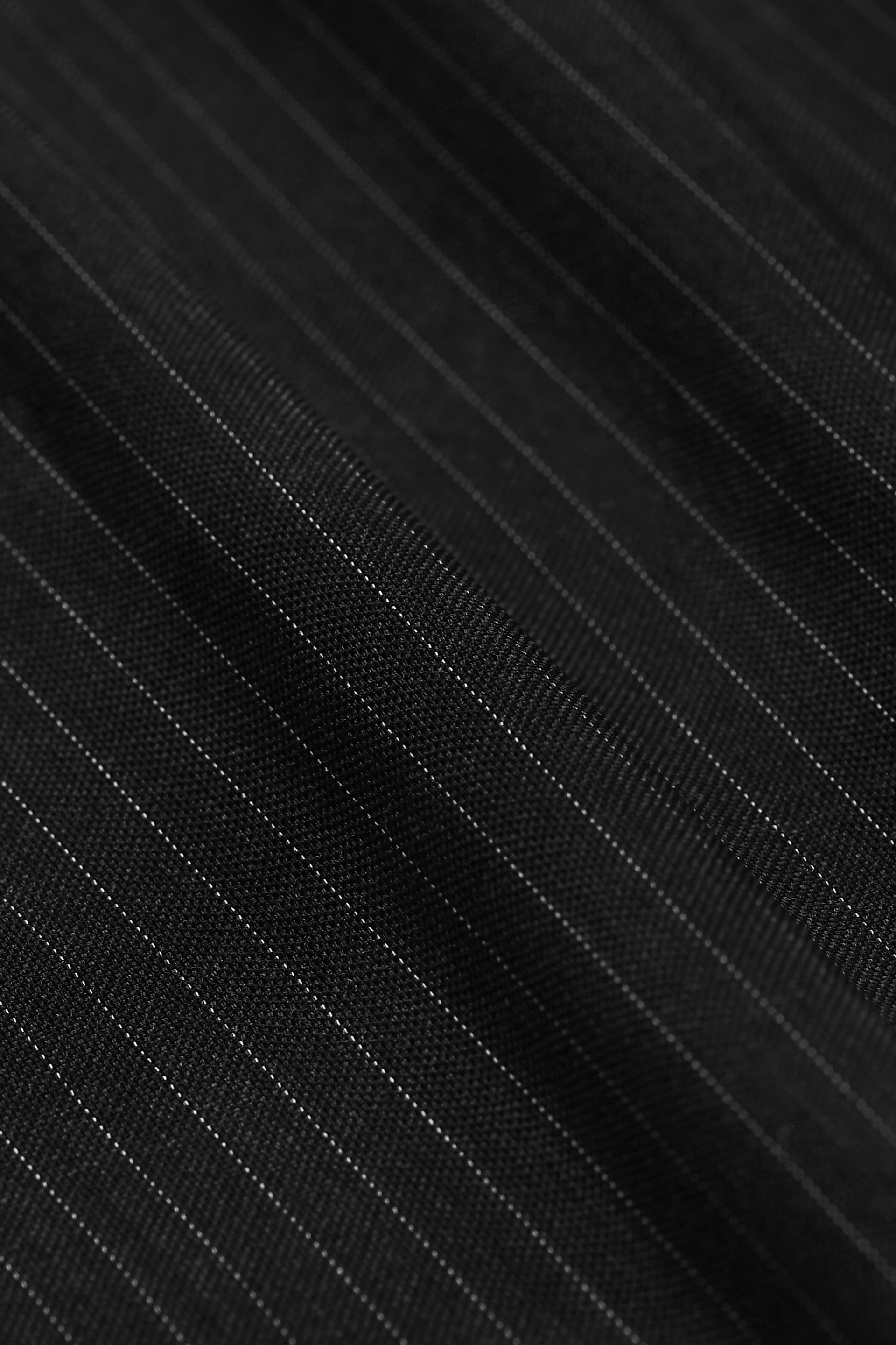 Camicia gessato grigio scuro