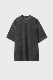 T-shirt oversize grigio scuro
