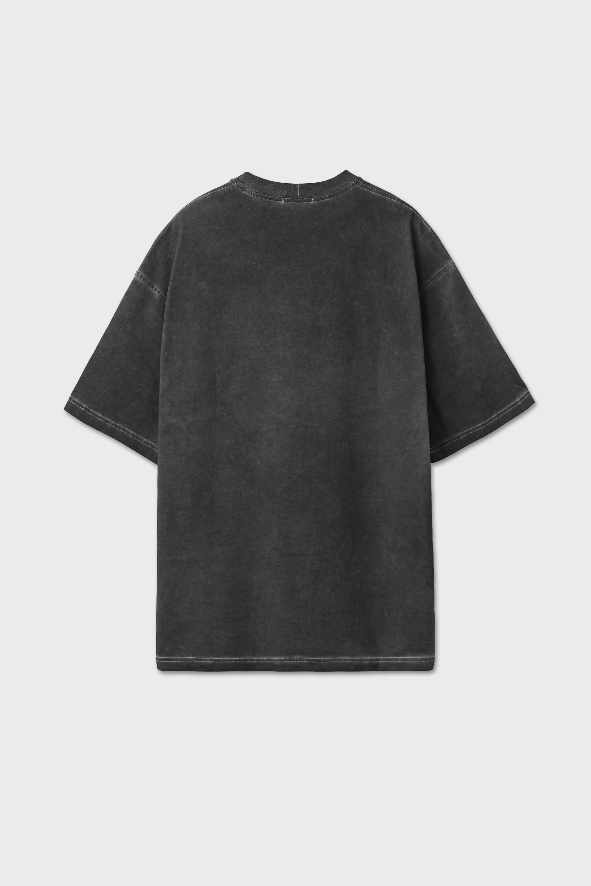 T-shirt oversize grigio scuro