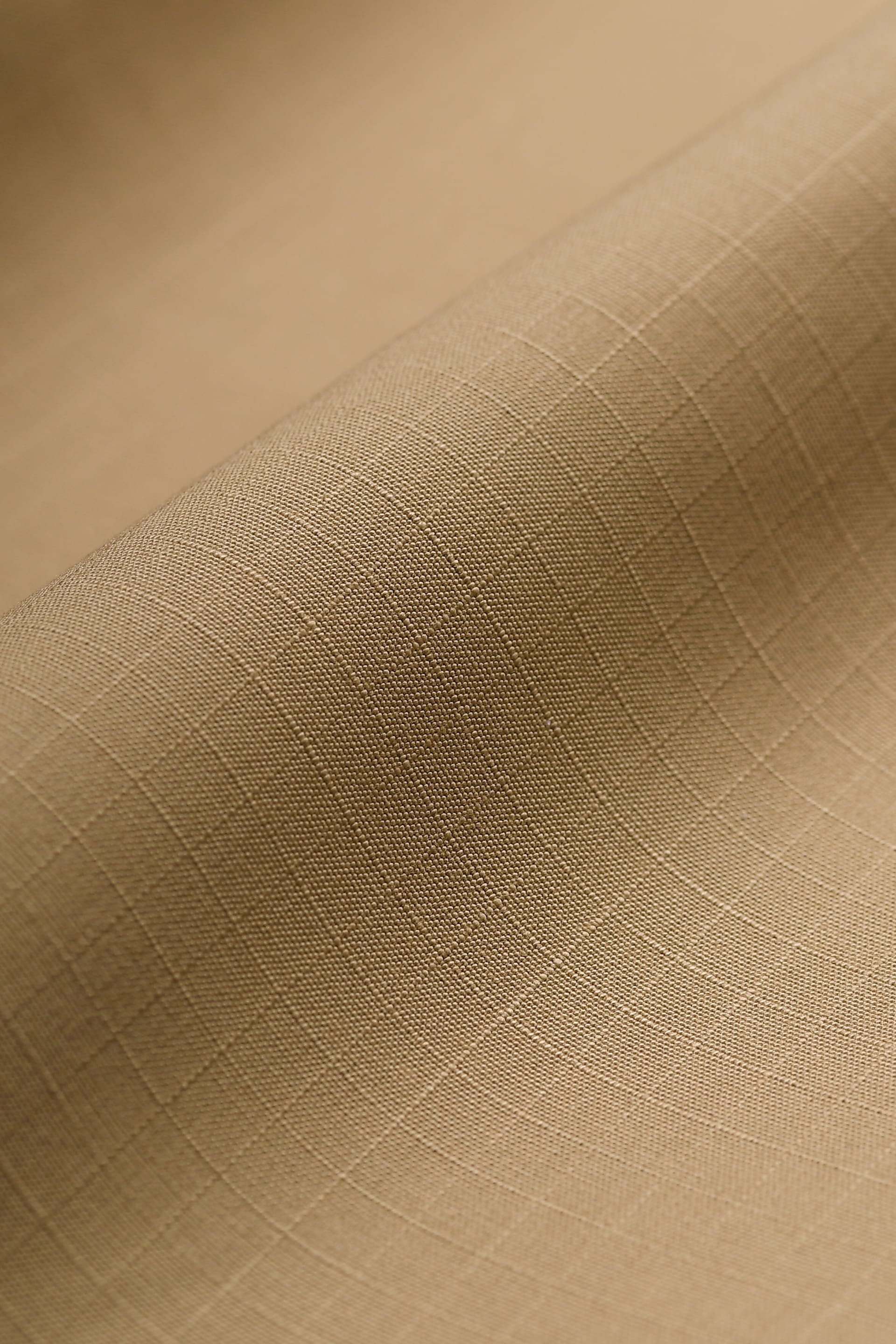 Beige Ripstop Cargo Bermuda