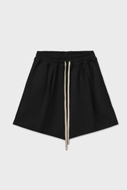 Bermuda in felpa nero