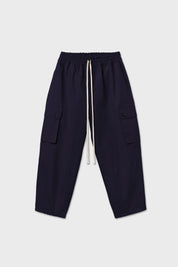 Blue Ripstop Balloon Cargo Pants