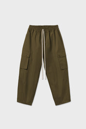 Green Ripstop Balloon Cargo Pants