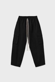 Black Ripstop Balloon Cargo Pants