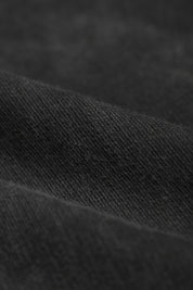 Felpa garzata oversize tinto freddo grigio scuro