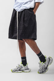 Black Damask Bermuda