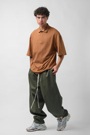 Green balloon pants