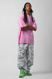 T-shirt oversize rosa