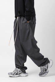 Dark grey cool wool trousers