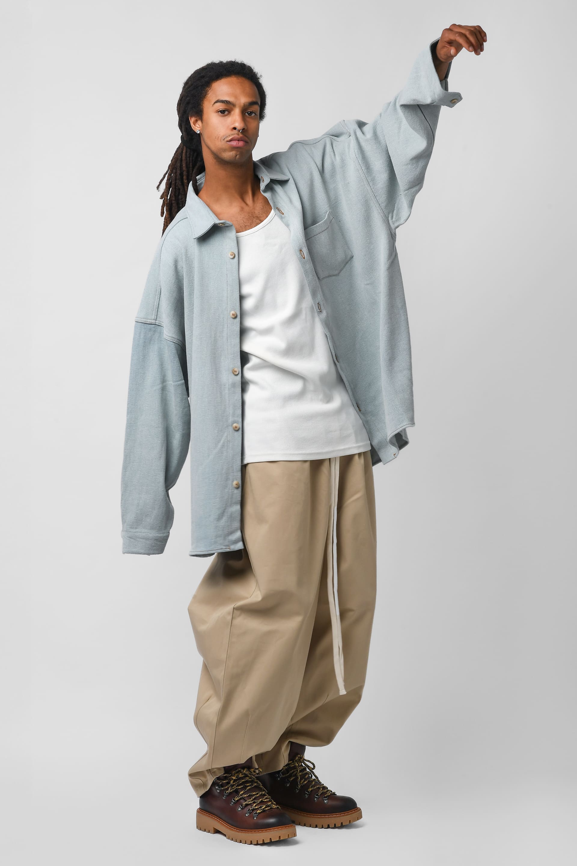 Denim jeans shirt