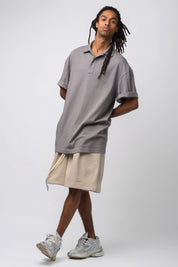 Dove grey polo shirt