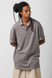 Dove grey polo shirt